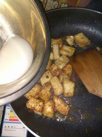 豆瓣酱黄金豆腐的做法步骤6
